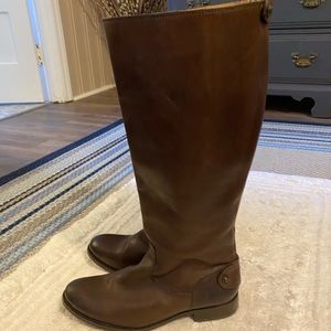 Frye Brown Riding Boots -Extended Calf